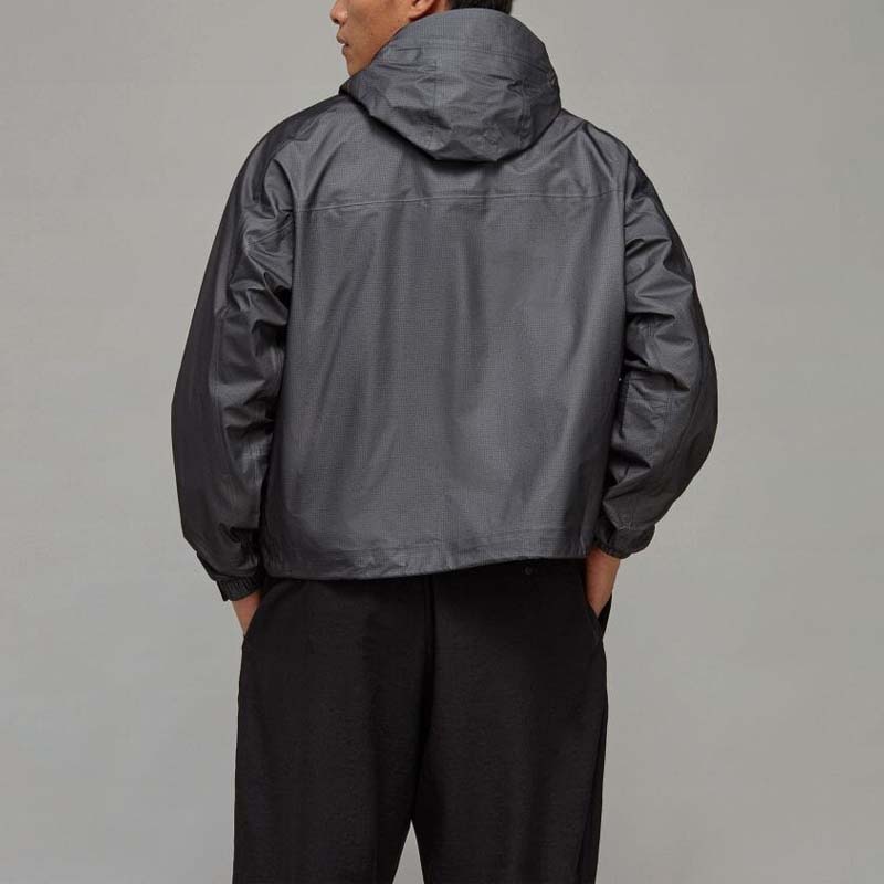 Shop Y-3 黑色拉鍊連帽外套 男女休閒風格 IA2982