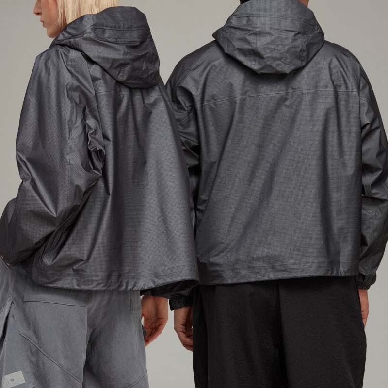 Sizing Y-3 黑色拉鍊連帽外套 男女休閒風格 IA2982