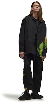 Y-3 블랙 그래픽 그래피티 프린트 루즈핏 캐주얼 셔츠 39-IP7948 Details for Y-3 블랙 그래픽 그래피티 프린트 루즈핏 캐주얼 셔츠 39-IP7948