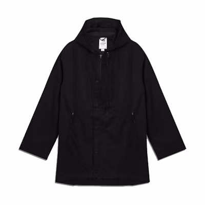 Y-3 Black Hooded Nylon Parka Jacket FN3410