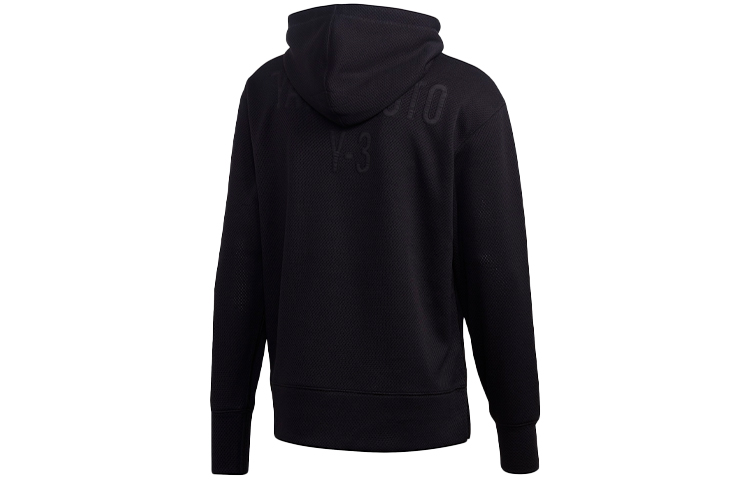 Lookbook Y-3 Black Knitted Mesh Pullover Sweatshirt GK4347