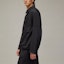 Shop Y-3 Black Loose Fit Long Sleeve Coach Jacket with Large Pocket for Men. JN4907