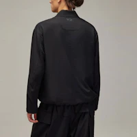 Purchase Y-3 Black Loose Fit Long Sleeve Coach Jacket with Large Pocket for Men. JN4907