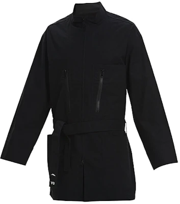 Chaqueta Negra Y-3 de Largo Medio con Cuello Alto y Cinturón Casual. GK4795 Buy Chaqueta Negra Y-3 de Largo Medio con Cuello Alto y Cinturón Casual. GK4795