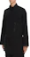 Details for Chaqueta Negra Y-3 de Largo Medio con Cuello Alto y Cinturón Casual. GK4795