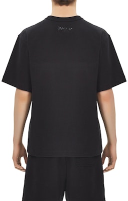 Y-3 ブラック ロゴ入り半袖Tシャツ FP8696 Details for Y-3 ブラック ロゴ入り半袖Tシャツ FP8696