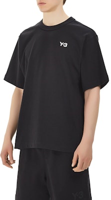 Y-3 ブラック ロゴ入り半袖Tシャツ FP8696 Sizing Y-3 ブラック ロゴ入り半袖Tシャツ FP8696