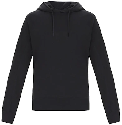 Y-3 Black Signature Logo Cuff Hoodie Casual Long Sleeve DY7249 Buy Y-3 Black Signature Logo Cuff Hoodie Casual Long Sleeve DY7249