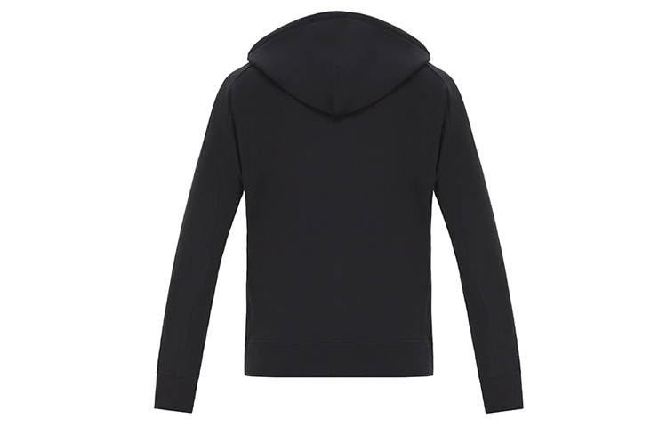 Lookbook Y-3 Black Signature Logo Cuff Hoodie Casual Long Sleeve DY7249