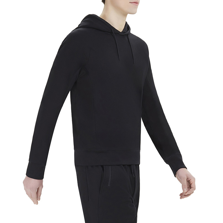 Purchase Y-3 Black Signature Logo Cuff Hoodie Casual Long Sleeve DY7249