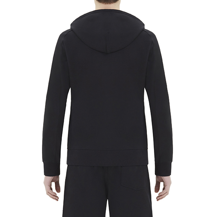 Details for Y-3 Black Signature Logo Cuff Hoodie Casual Long Sleeve DY7249