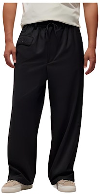 Y-3 Black Solid Color Elastic Waist Straight-Leg Pocket Casual Pants Men. IN8753 Buy Y-3 Black Solid Color Elastic Waist Straight-Leg Pocket Casual Pants Men. IN8753