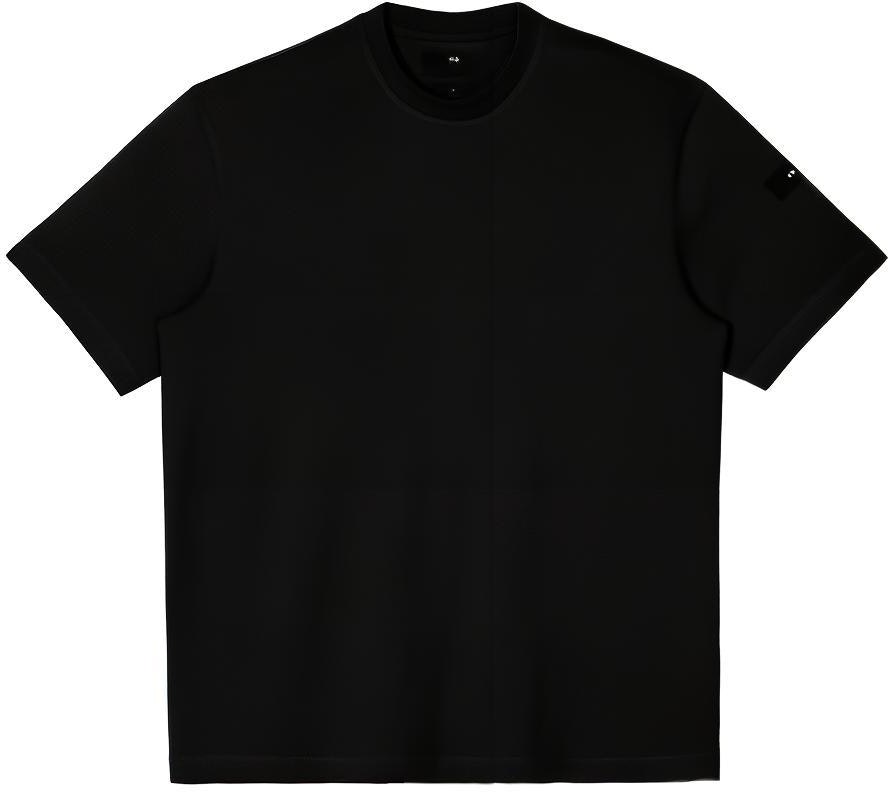 y-3-black-solid-color-loose-fit-unisex-crewneck-short-sleeve-t-shirt-h44798