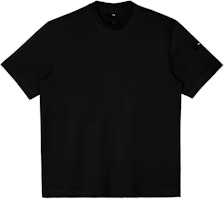 Y-3 Black Solid Color Loose Fit Unisex Crewneck Short Sleeve T-Shirt. H44798 Y-3 Black Solid Color Loose Fit Unisex Crewneck Short Sleeve T-Shirt. H44798