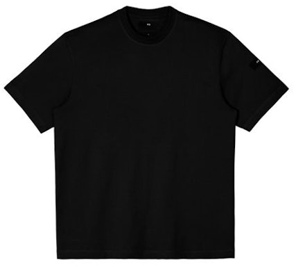 Y-3 Black Solid Color Loose Fit Unisex Crewneck Short Sleeve T-Shirt. H44798 Order Y-3 Black Solid Color Loose Fit Unisex Crewneck Short Sleeve T-Shirt. H44798