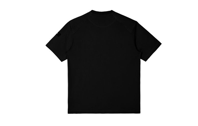 Lookbook Y-3 Black Solid Color Loose Fit Unisex Crewneck Short Sleeve T-Shirt. H44798