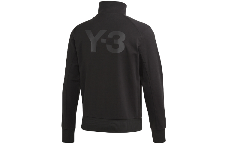 Lookbook Y-3 Black Stand Collar Long Sleeve Casual Zip Jacket FN3376