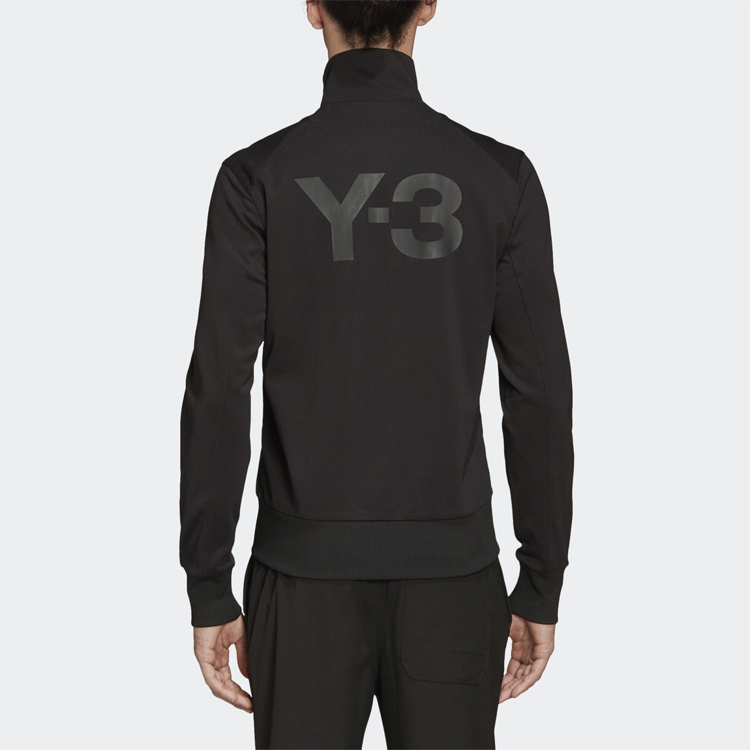 Purchase Y-3 Black Stand Collar Long Sleeve Casual Zip Jacket FN3376