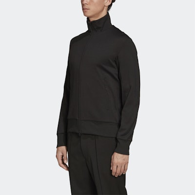 Y-3 Black Stand Collar Long Sleeve Casual Zip Jacket FN3376 Details for Y-3 Black Stand Collar Long Sleeve Casual Zip Jacket FN3376