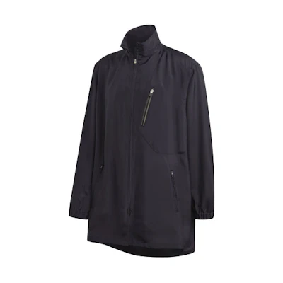 Y-3 Black Stand Collar Zip-Up Casual Jacket GK4373
