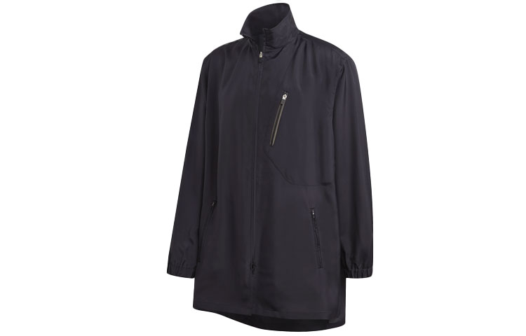 Y-3 Black Stand Collar Zip-Up Casual Jacket GK4373 圖 2