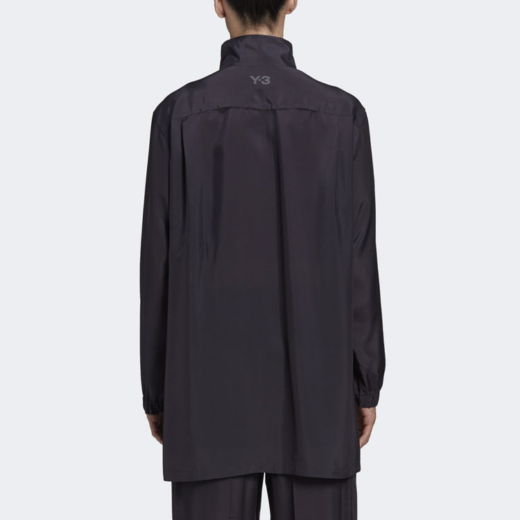 Y-3 Black Stand Collar Zip-Up Casual Jacket GK4373 圖 5