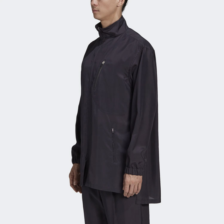 Y-3 Black Stand Collar Zip-Up Casual Jacket GK4373 圖 6