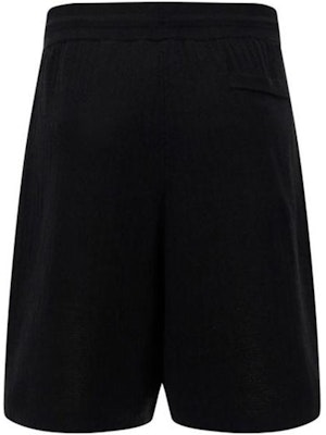 Y-3 Black Straight Shorts with Graphic Print and Elastic Waist H44808 Lookbook Y-3 Black Straight Shorts with Graphic Print and Elastic Waist H44808