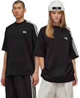 Lookbook Y-3 黑色短袖圓領字母印花T恤 男女通用款式 38-H63065