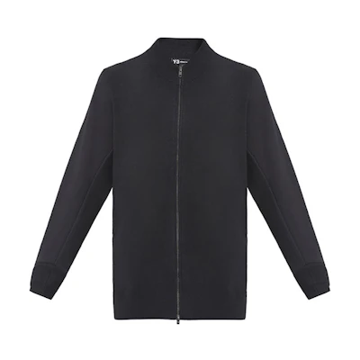 Y-3 Black Wool Cashmere Sweater Long Sleeve Plain Pullover DP0497