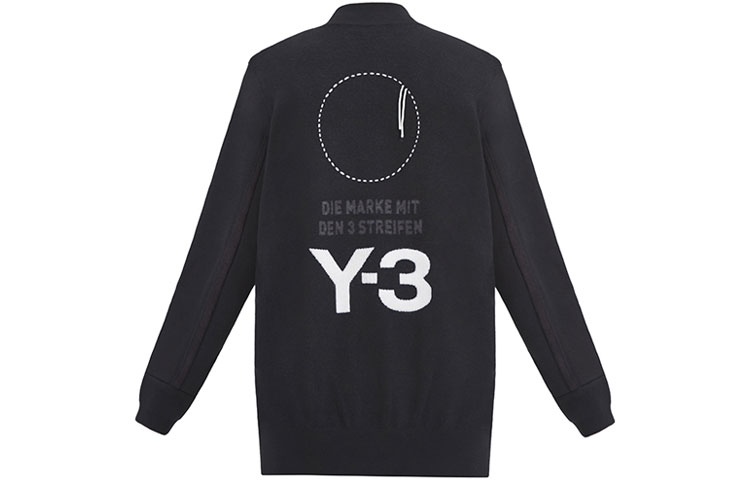 Lookbook Y-3 블랙 울 캐시미어 스웨터 긴팔 베이직 풀오버 DP0497