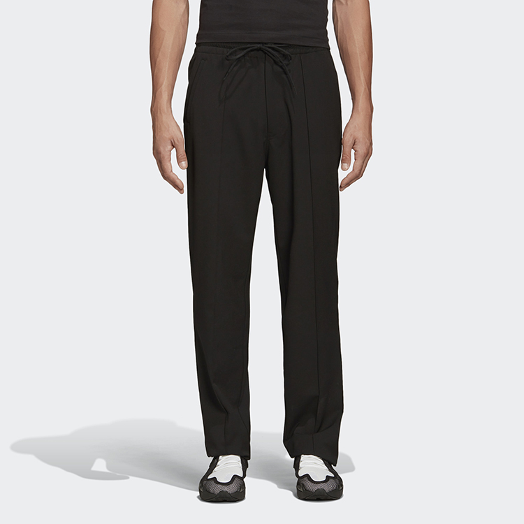 Lookbook Y-3 黑色羊毛抽绳休闲裤 FS3311