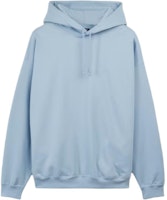 Y-3 Brushed Terry Hoodie Unisex Oversized Blue Pullover. JD9810 Y-3 Brushed Terry Hoodie Unisex Oversized Blue Pullover. JD9810