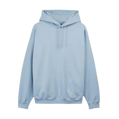 Y-3 Brushed Terry Hoodie Unisex Oversized Blue Pullover. JD9810