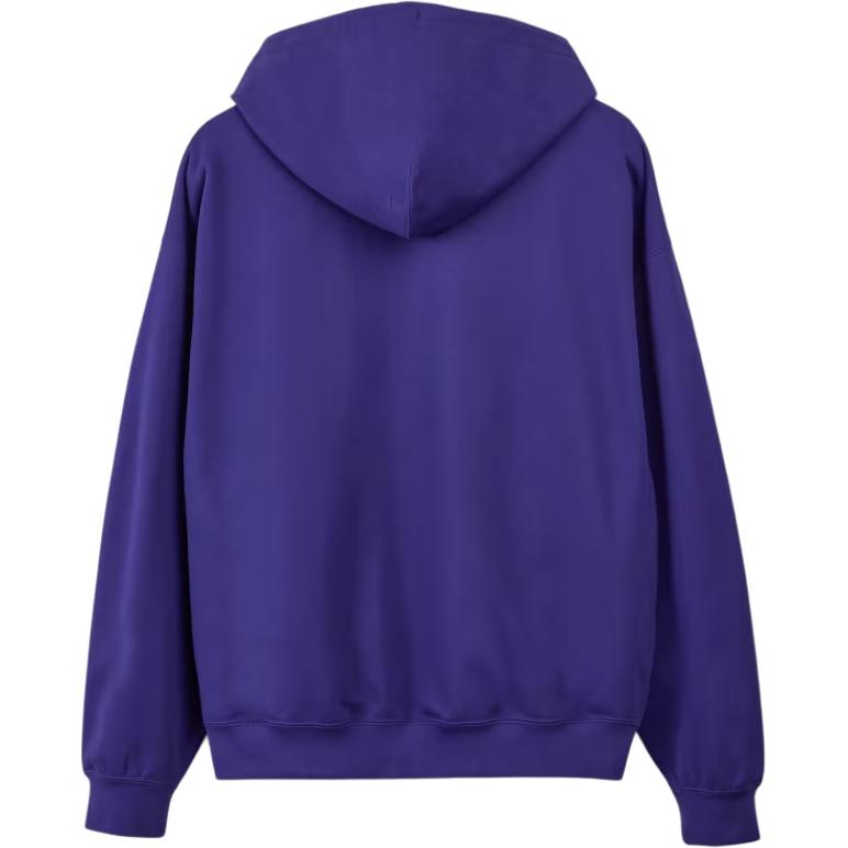 Lookbook Y-3 Brushed Terry Oversized Hoodie Unisex Purple Pullover. JD9816