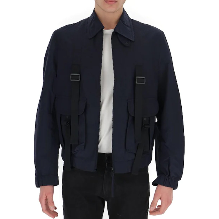 Lookbook Y-3 藍色大口袋翻領設計休閒外套 GV6075