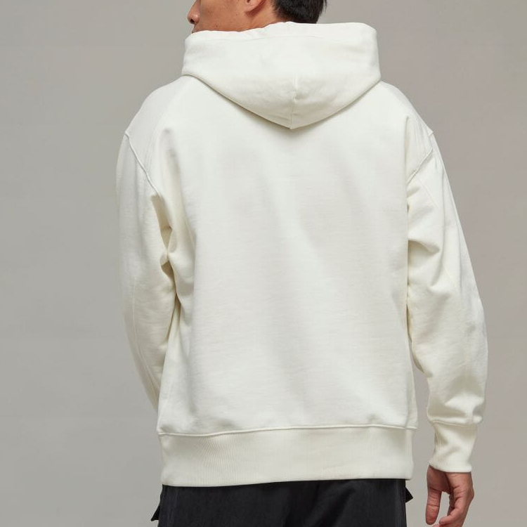 Details for Y-3 Casual Loose Fit Hoodie Grey White Pullover IB4805