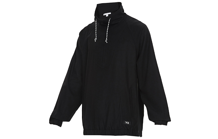 Y-3 Casual Stand Collar Black Long Sleeve Jacket GK4805