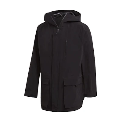 Y-3 Casual Windbreaker Jacket with Hood Black GK4569