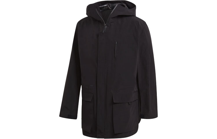 Y-3 Casual Windbreaker Jacket with Hood Black GK4569 圖 2