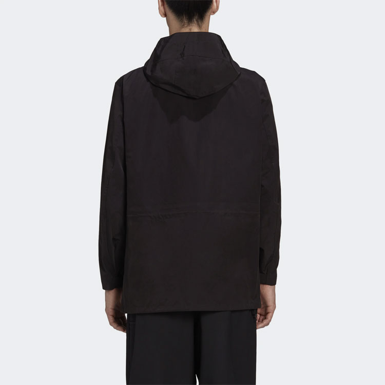 Y-3 Casual Windbreaker Jacket with Hood Black GK4569 圖 5