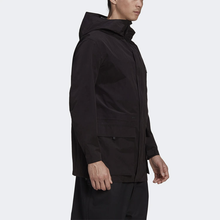 Y-3 Casual Windbreaker Jacket with Hood Black GK4569 圖 6