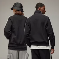 Details for Y-3 經典大Logo三條紋黑色拉鍊外套 寬鬆版長袖款式 IZ3126