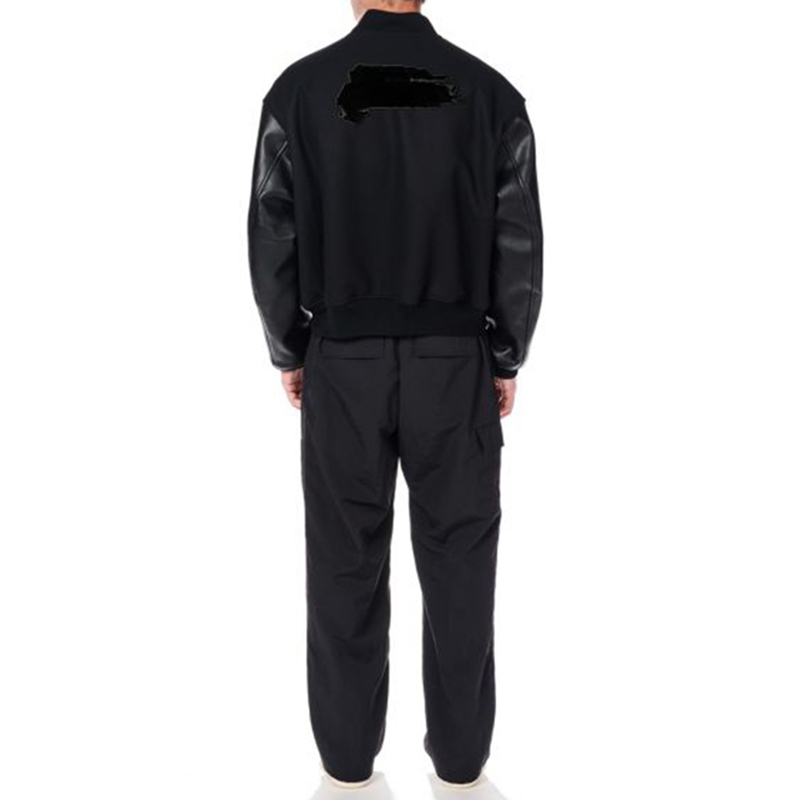 Purchase Y-3 經典皮革標誌棒球領鈕扣夾克 男女通用 IA3101