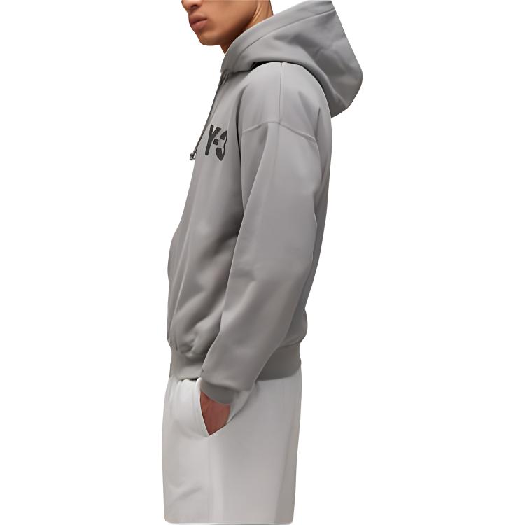 Details for Y-3 经典标志Cleanfit拉链连帽衫男女同款炭灰春秋款。 JD9808