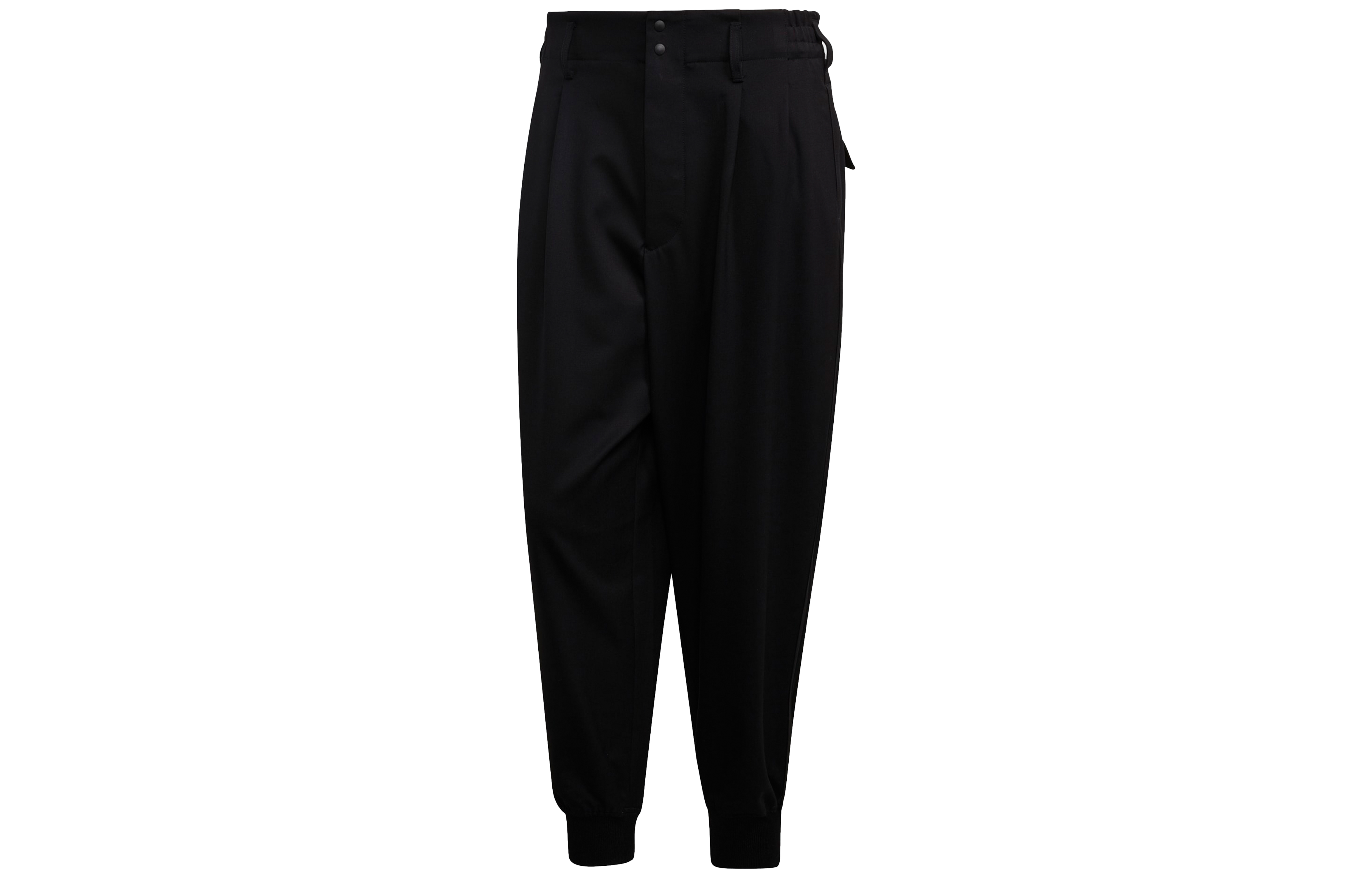 Y-3 Classic Refined Wool Cuff Pants Black  Casual Trousers GK4567