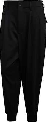 Y-3 Classic Refined Wool Cuff Pants Black Casual Trousers GK4567 Buy Y-3 Classic Refined Wool Cuff Pants Black Casual Trousers GK4567