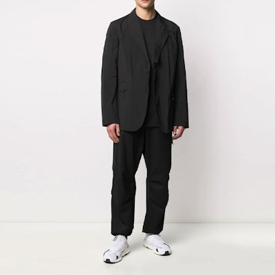 Y-3 Celana Panjang Wol Klasik Santai Hitam FN3399 Lookbook Y-3 Celana Panjang Wol Klasik Santai Hitam FN3399