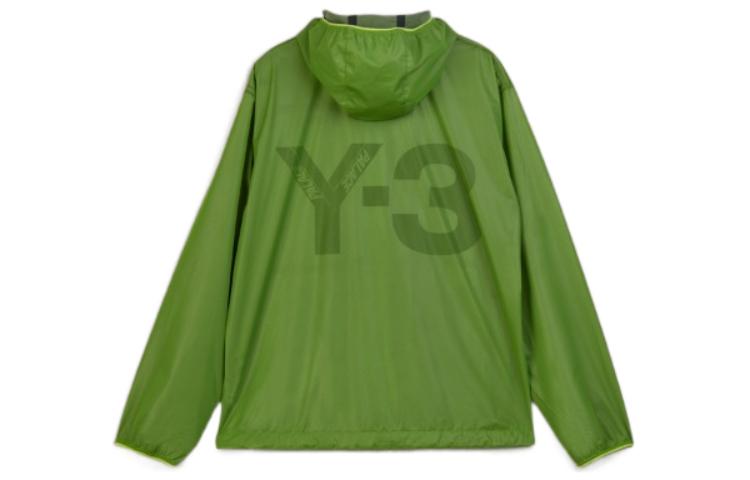 Lookbook Y-3 컬러블록 로고 프린트 집업 재킷 유니섹스 긴팔 HN9871