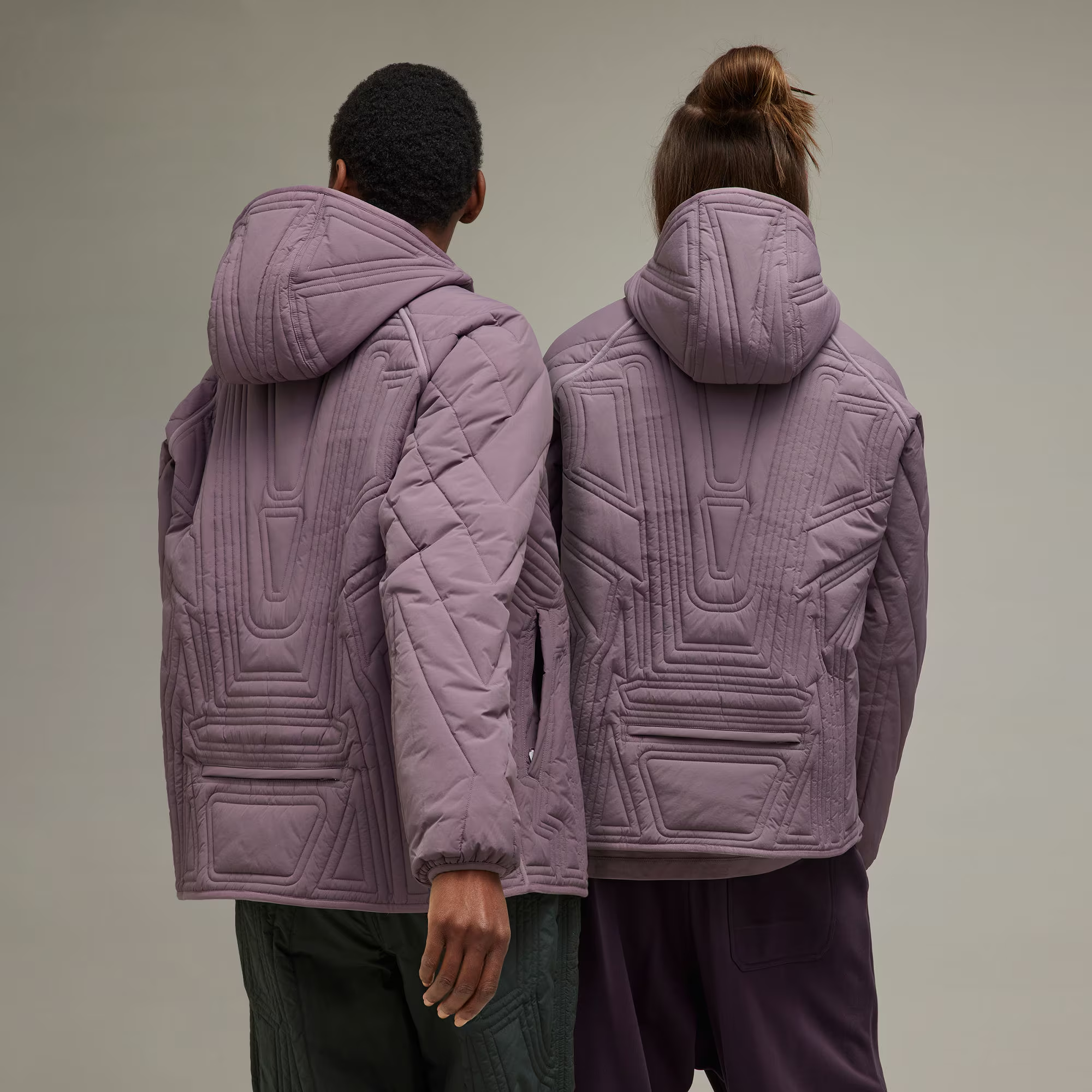 Sizing Y-3 秋冬 2023 QTLD 加絨保暖外套 男女款 - 遺跡紫色 IP7937